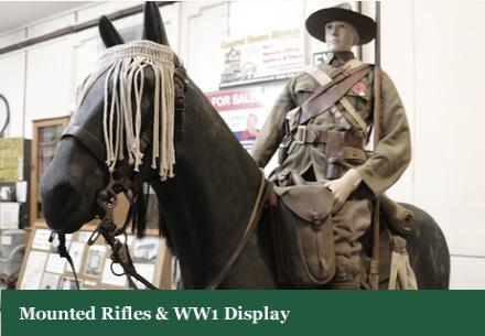 WW1 Mounted Rifles Display