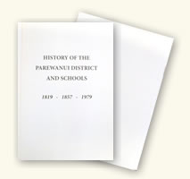 History of the Parewanui District and Schools 1819-1857