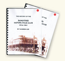 History of the Motorcycle- Rangitikei Motorcycle Club 1914 - 1961